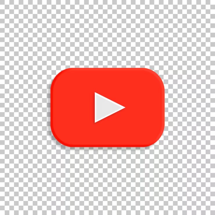 icono 3d youtube psd aislado 505631 107